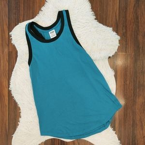 PINK VS Teal Turquoise Tank Top